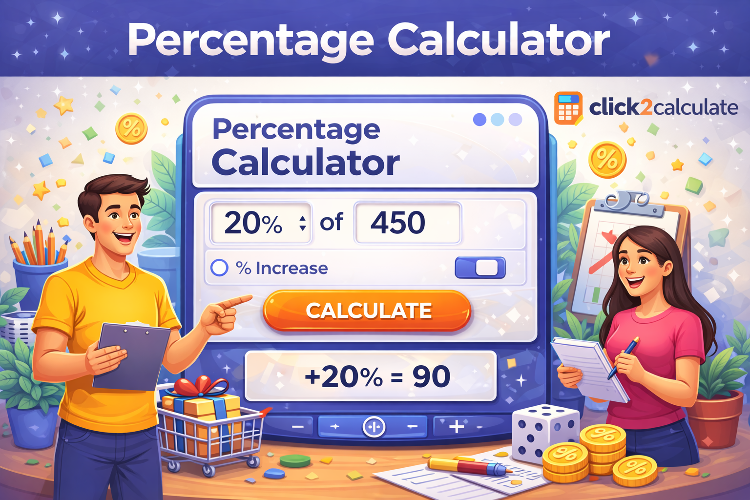 Read more about the article Percentage Calculator