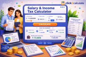 Read more about the article Salary & Income Tax Calculator – India (FY 2025-26) + Global Versions | Free Online Tool